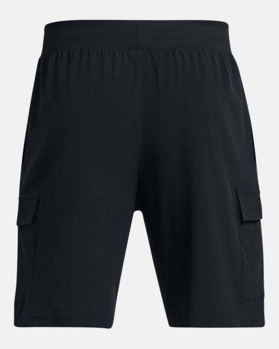 Men's UA Stretch Woven Cargo Shorts in Black image number 5